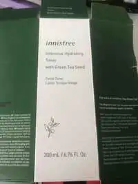 INNISFREE - Intensive hydrating toner - Lotion tonique visage