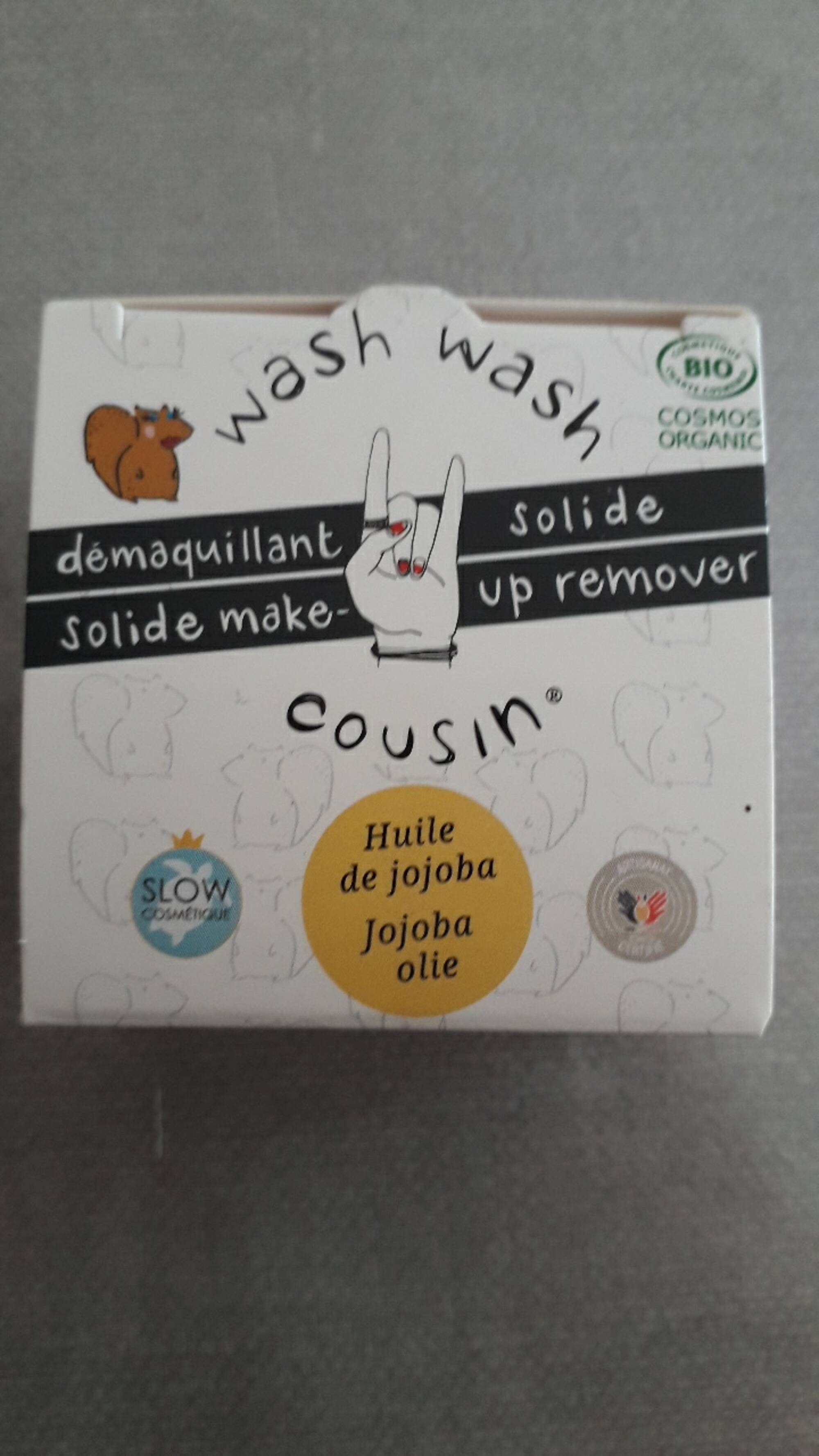 WASH WASH COUSIN - Démaquillant solide à l'huile de jojoba