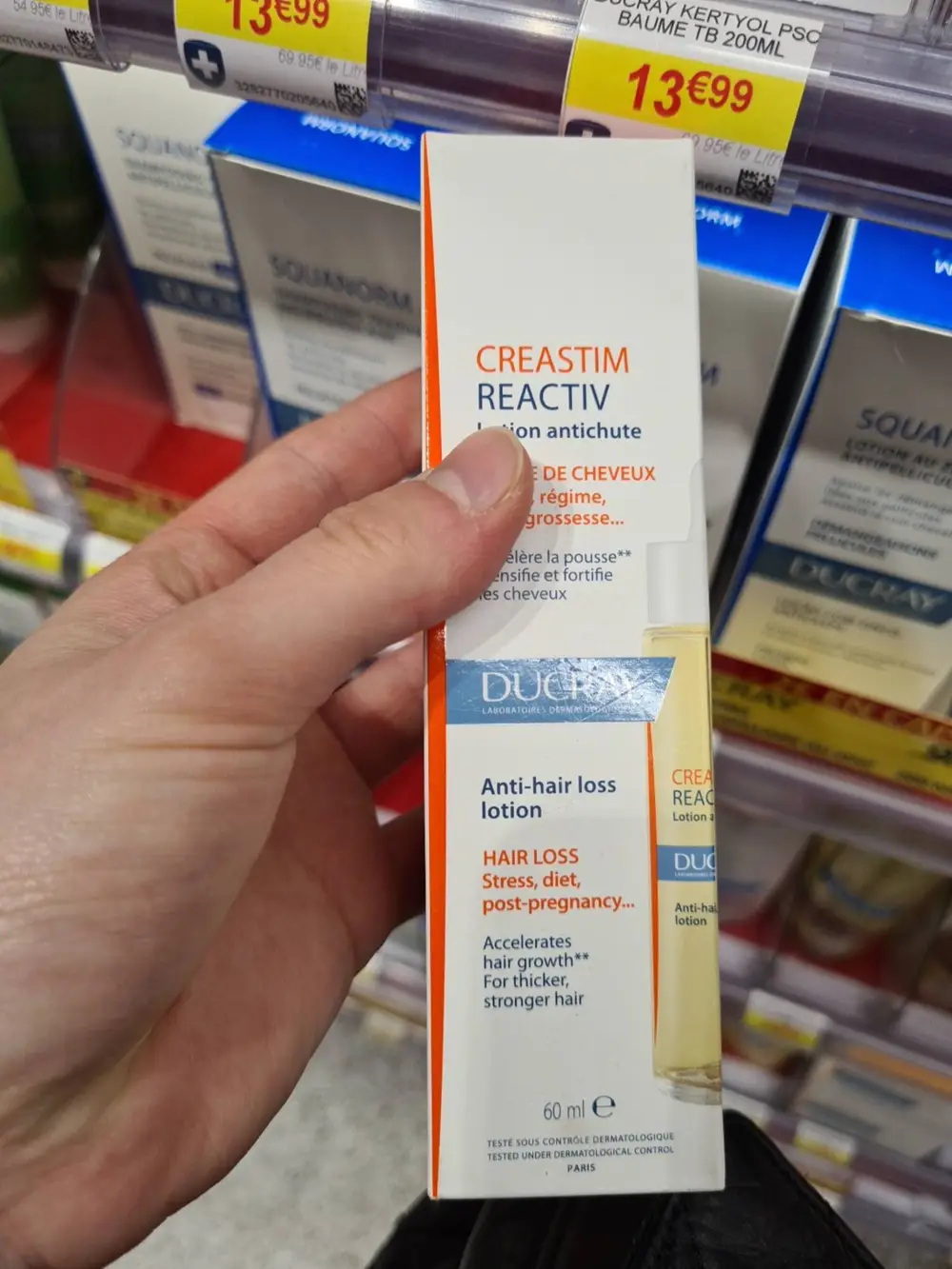 DUCRAY - Creastim reactiv - Lotion antichute