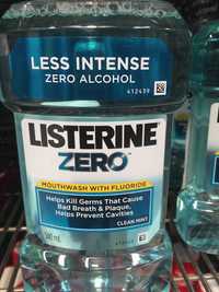 LISTERINE - Less intense - Zero Mouthwash with fluoride