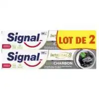 SIGNAL - Signal Integral 8 Dentifrice Nature Elements Blancheur & Détox 2x75ml