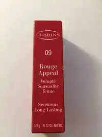 CLARINS - 09 Rouge appeal - Volupté sensualité tenue