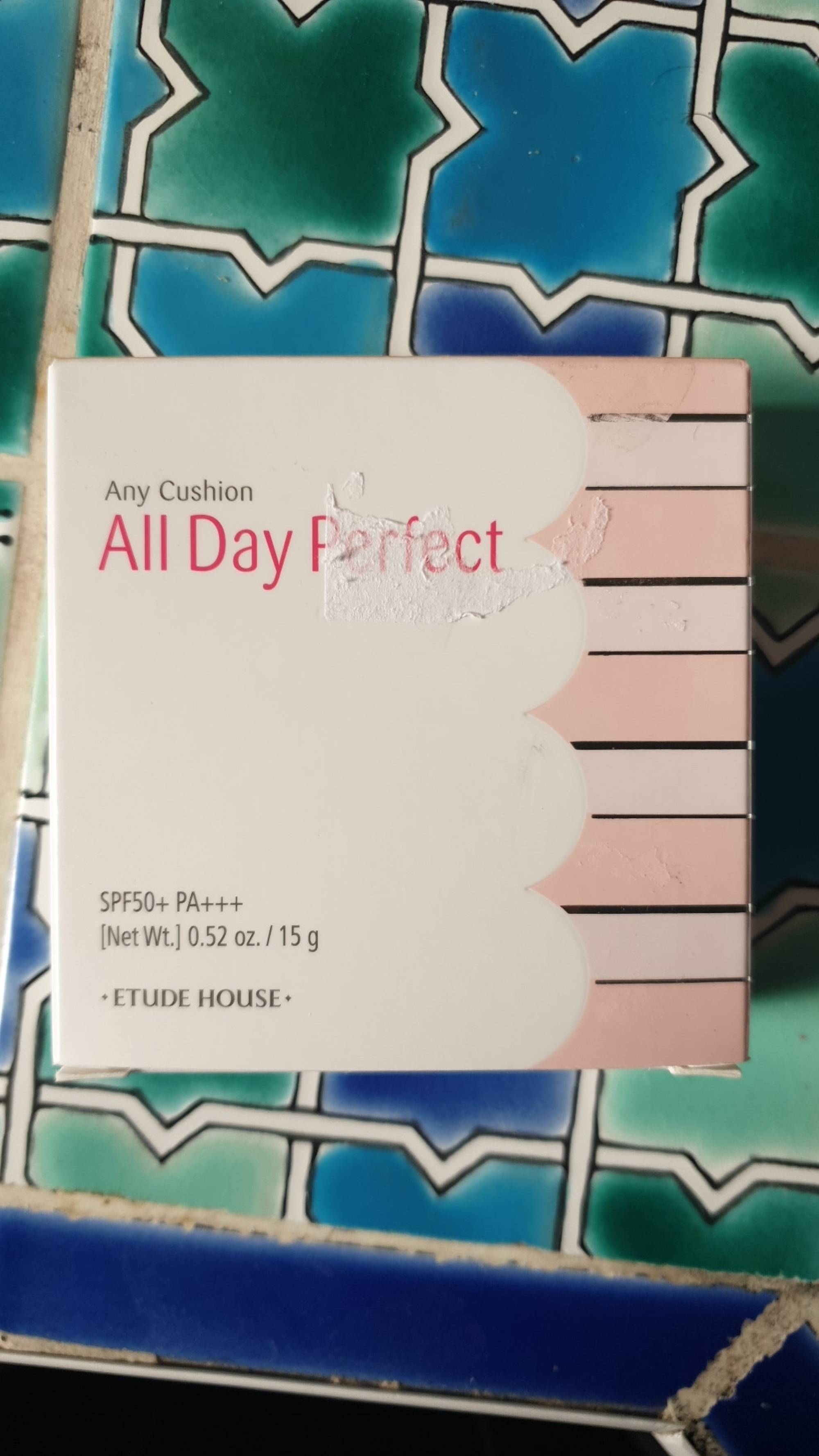 ETUDE HOUSE - Any Cushion - All day perfect SPF 50+ PA+++ Beige 