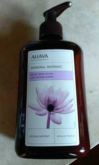 AHAVA - Mineral botanic - Lait velours corps