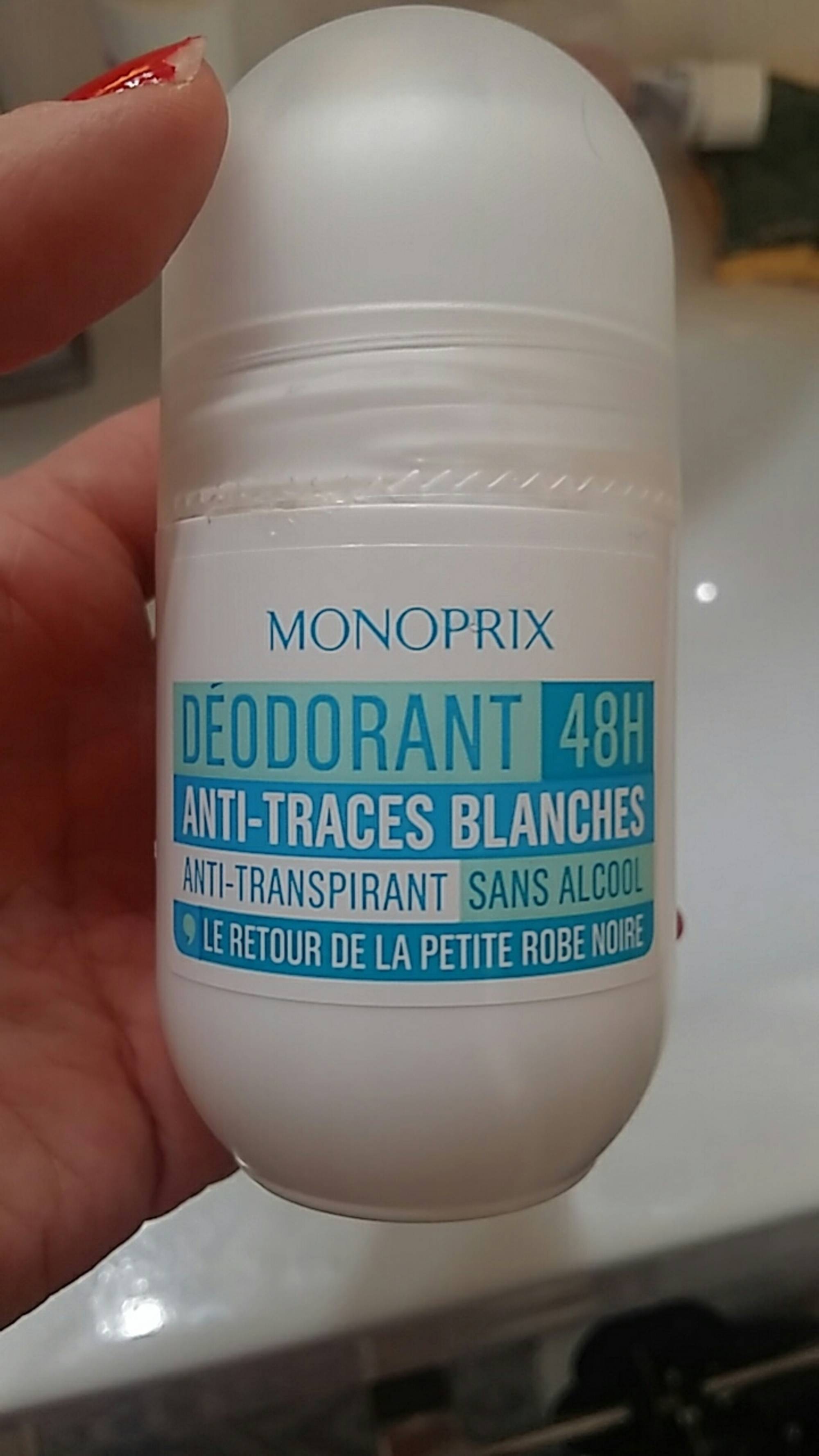 MONOPRIX - Déodorant 48h - Anti-traces blanches 