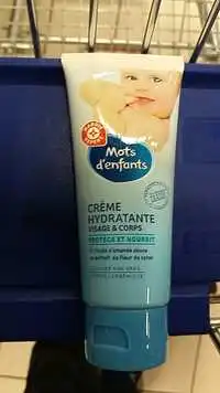 MARQUE REPÈRE - Mots d'enfants crème hydratante visage & corps