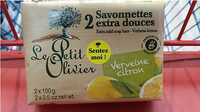 LE PETIT OLIVIER - Verveine citron - Savonnettes 2 extra douces 