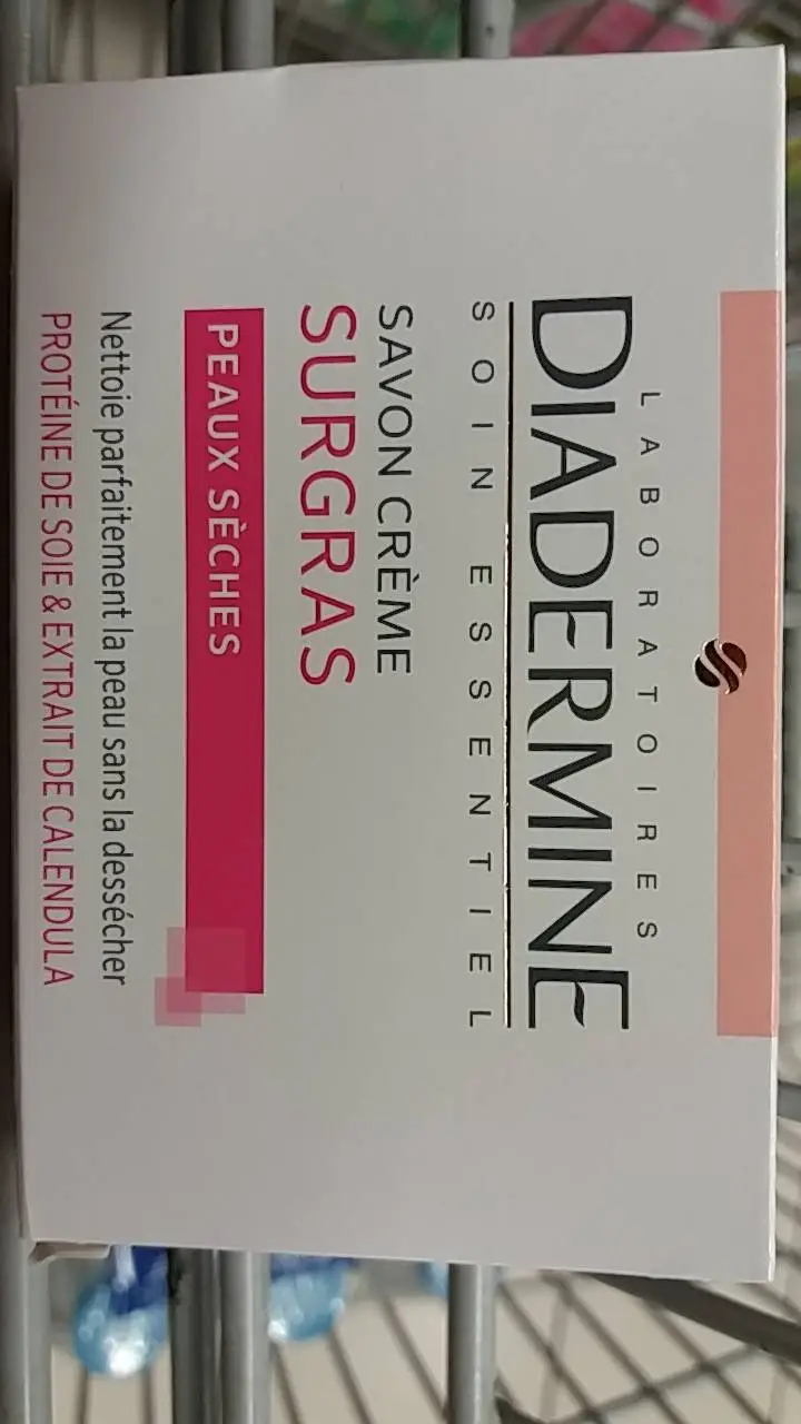 DIADERMINE - Soin essentiel - Savon crème Surgras