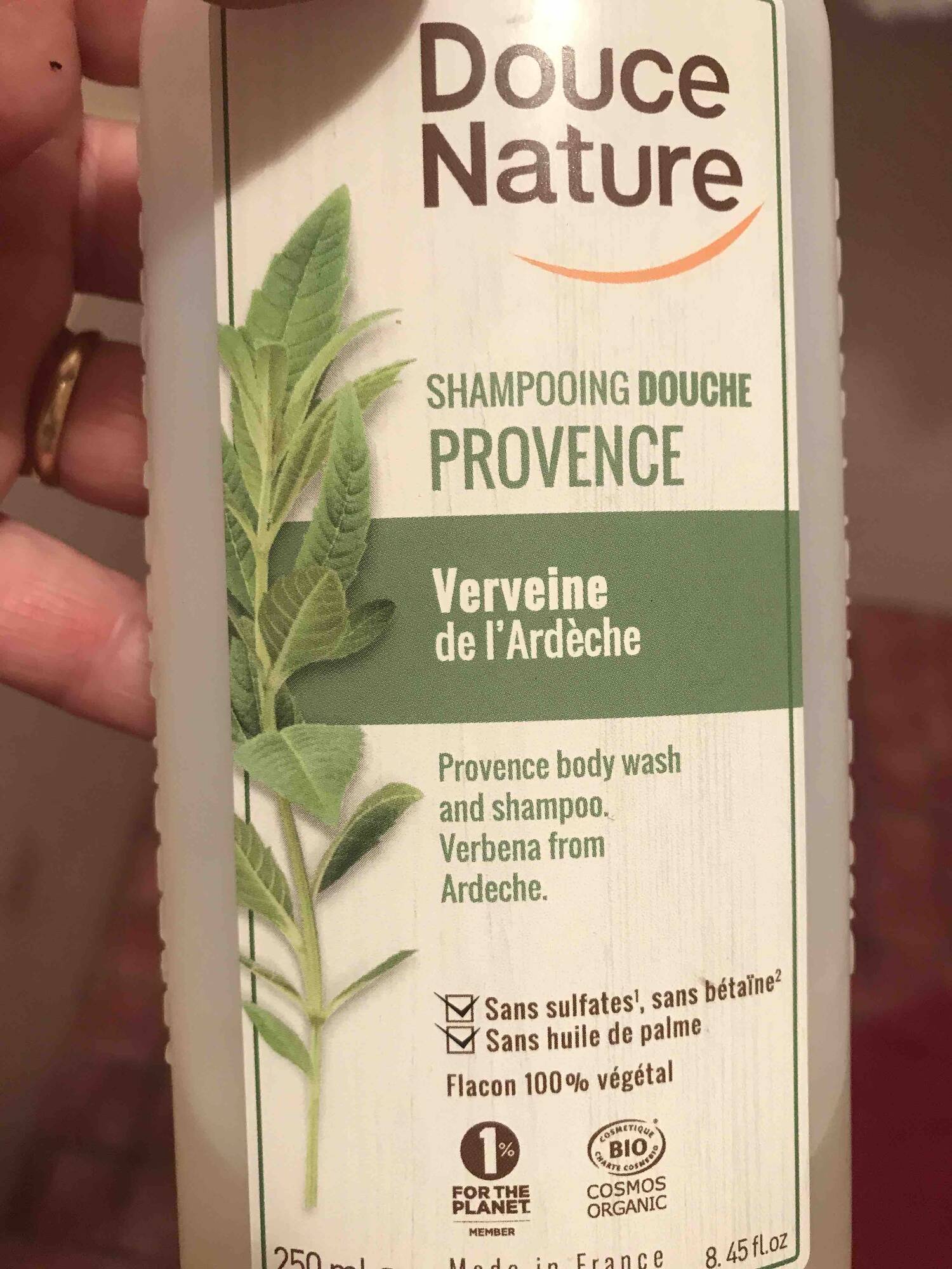 DOUCE NATURE - Shampooing douche Provence Verveine de l'Ardèche