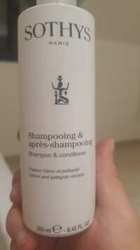 SOTHYS - Evasion citron et petitgrain - Shampooing & après-shampooing 