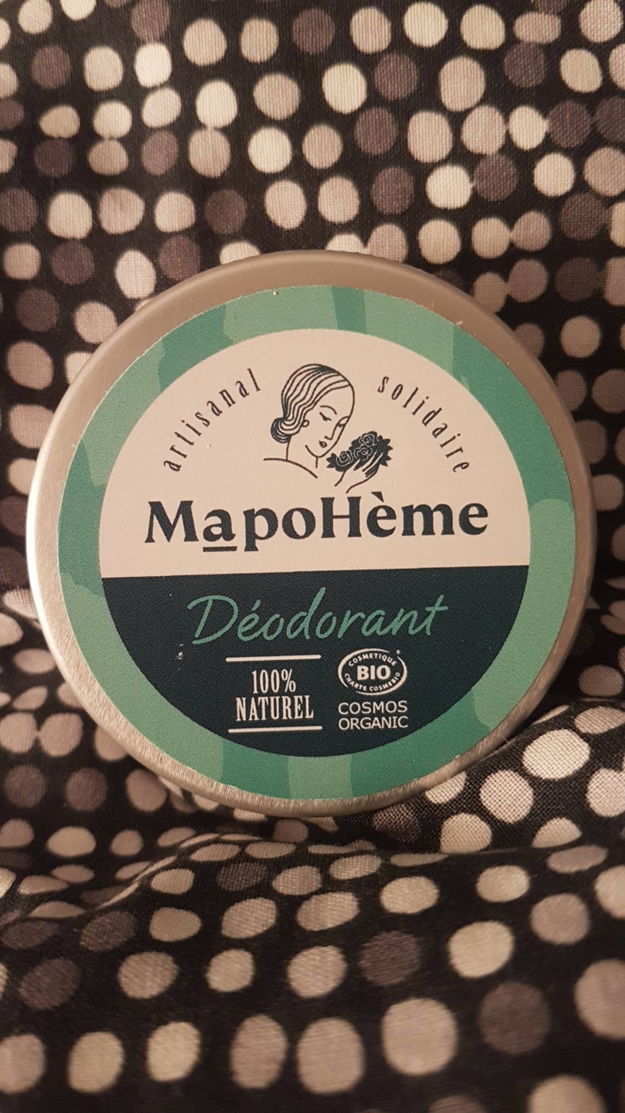 MAPOHÈME - Déodorant 100% naturel