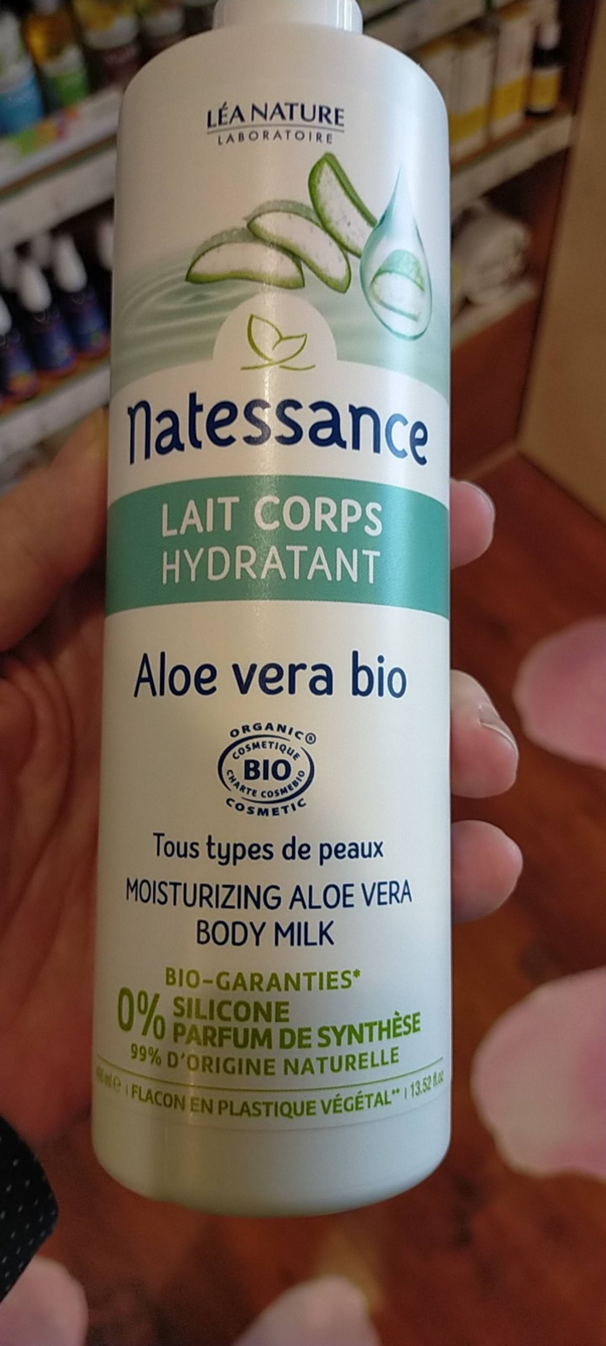 NATESSANCE - Aloe vera bio - Lait corps hydratant