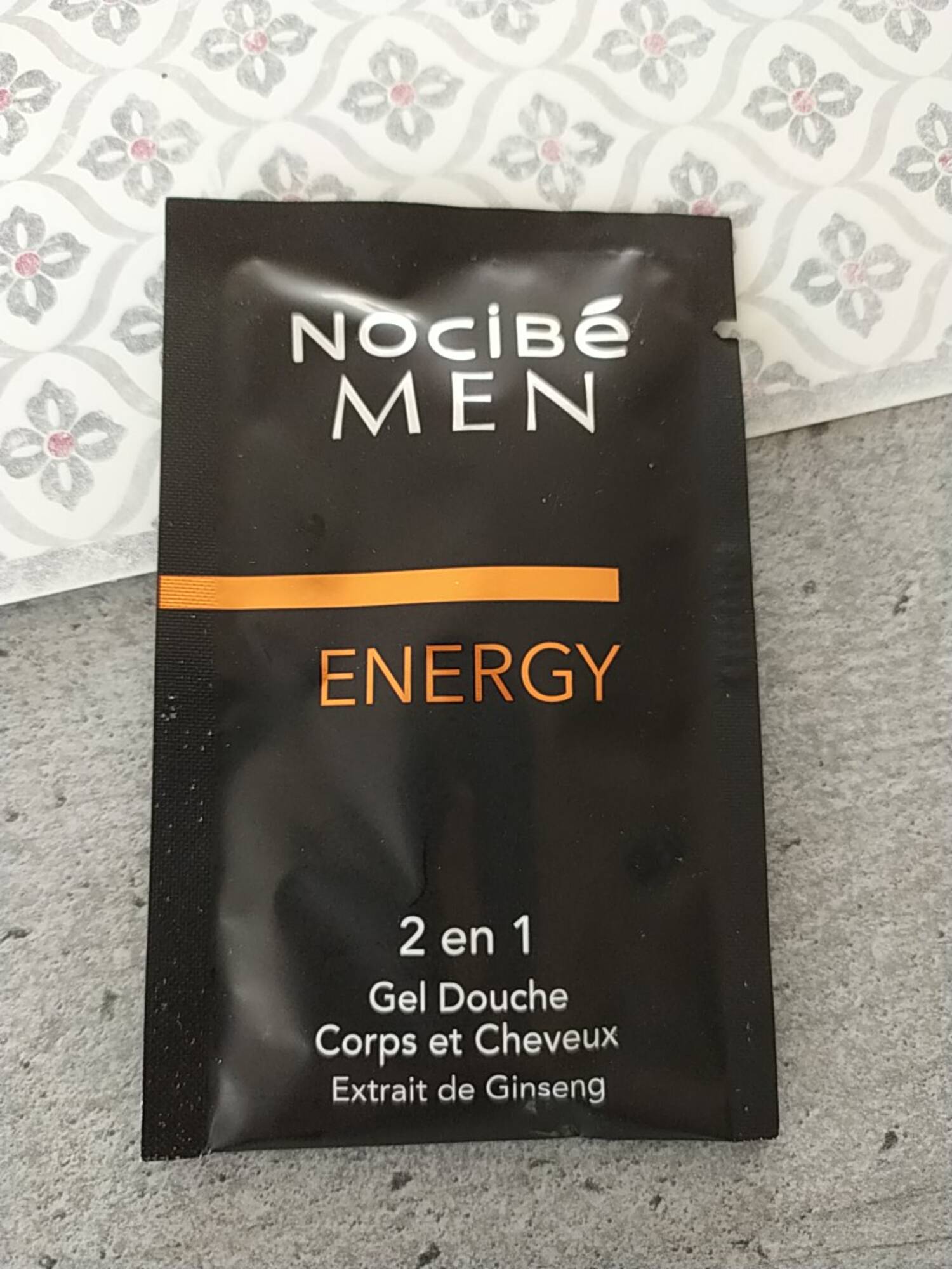 NOCIBÉ - Men energy - Gel douche 2 en 1 extrait de ginseng