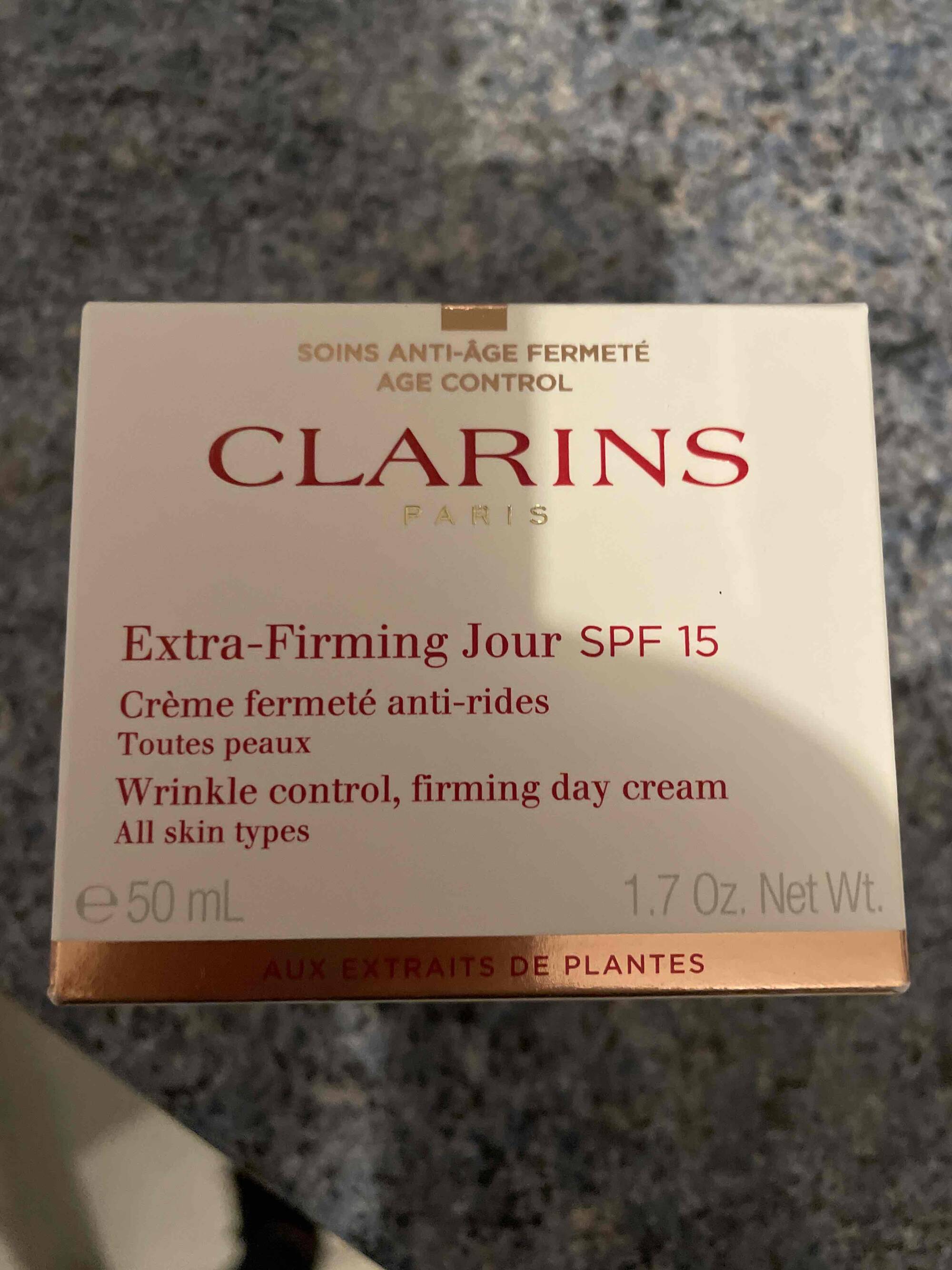 CLARINS - Extra-firming jour - Crème fermeté anti-rides spf 15