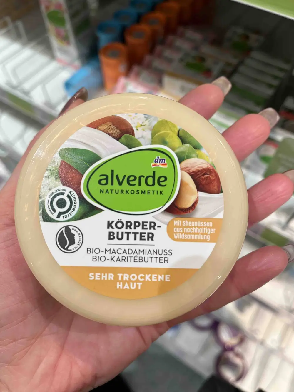 ALVERDE - Körperbutter bio-macadamianuss bio-karitébutter