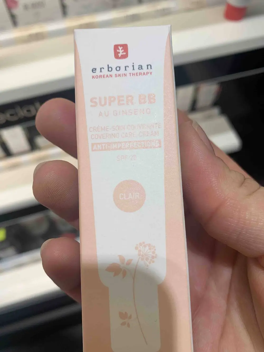 ERBORIAN - Super BB - Crème-soin couvrante clair SPF 20