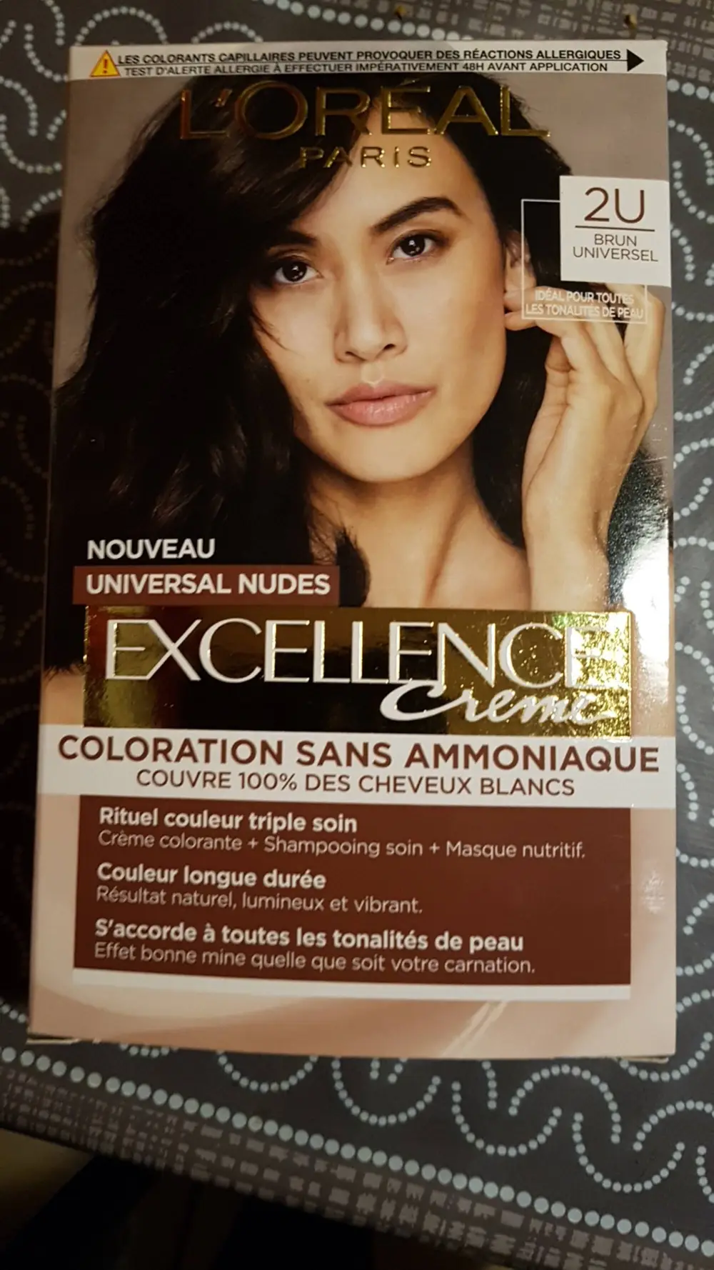 L'ORÉAL PARIS - Excellente crème - Coloration sans ammoniaque 2U brun universel