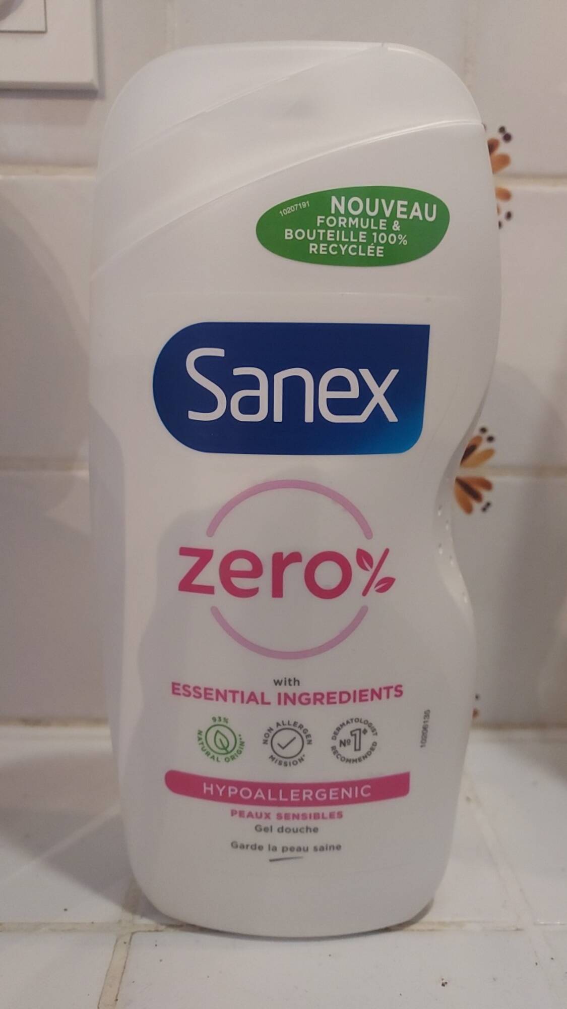 SANEX - Zero% - Gel douche hypoallergenic
