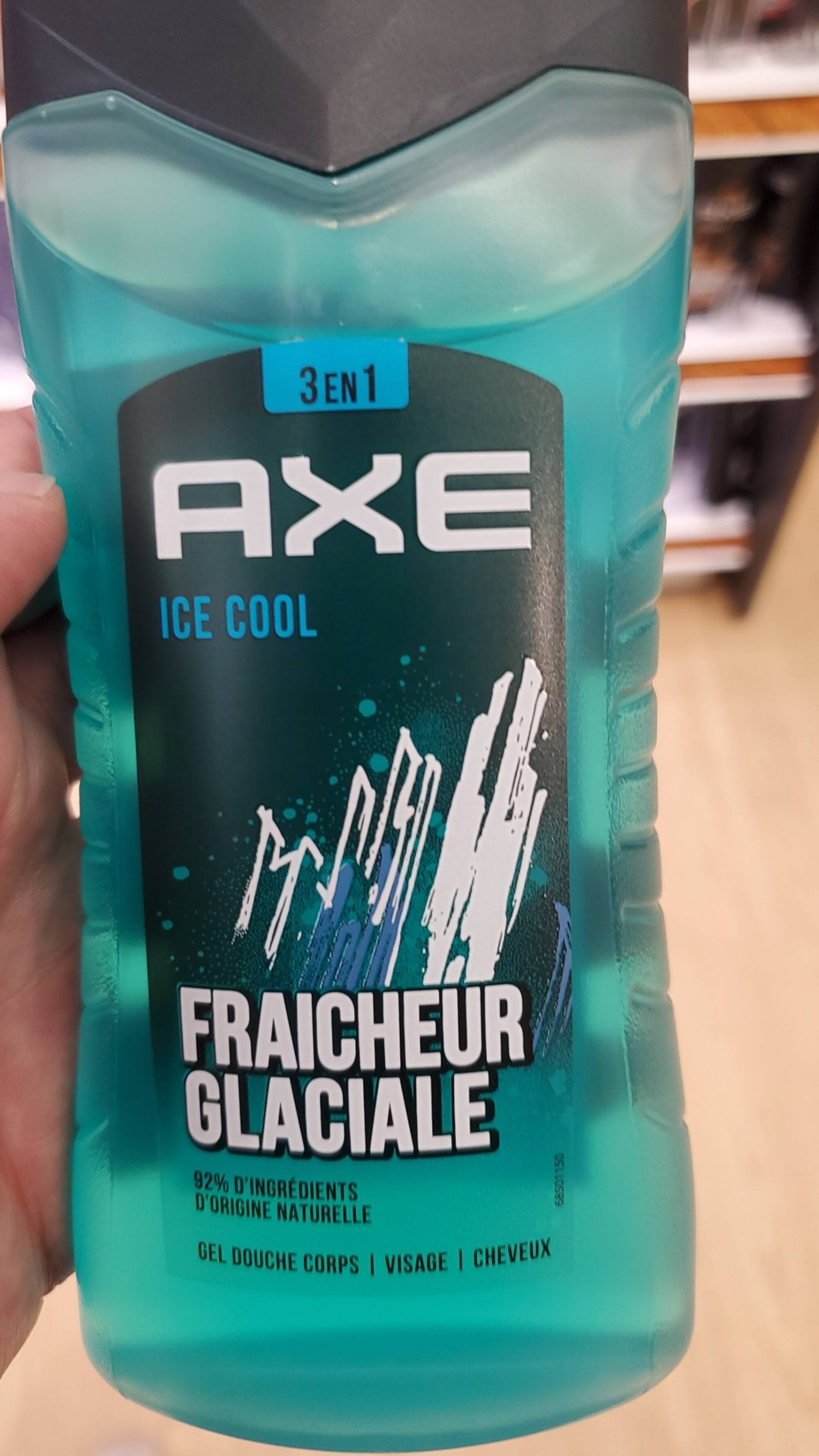 AXE - Ice cool - Gel douche fraîcheur glaciale 3 en 1