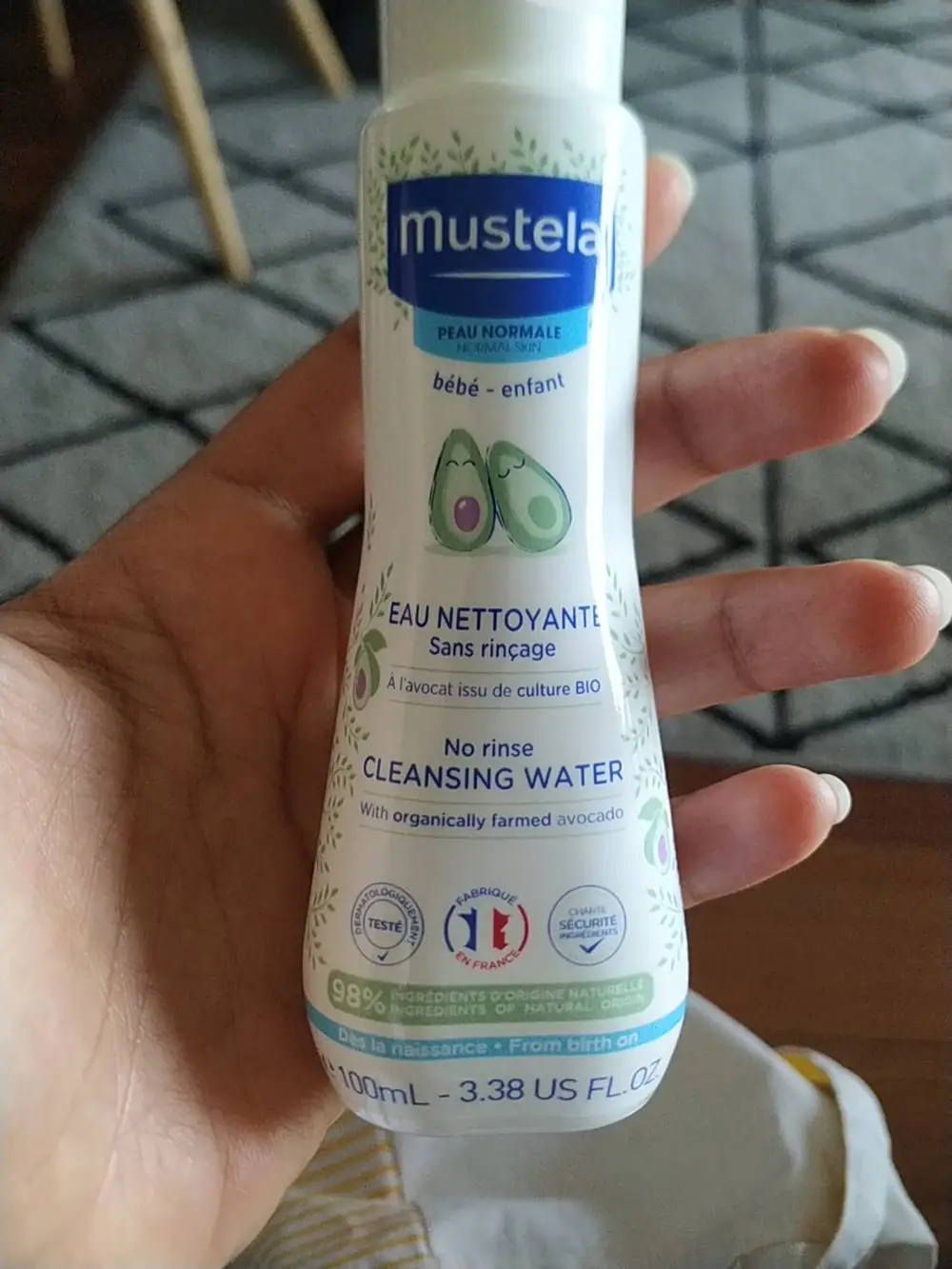 MUSTELA - Eau nettoyante bébé