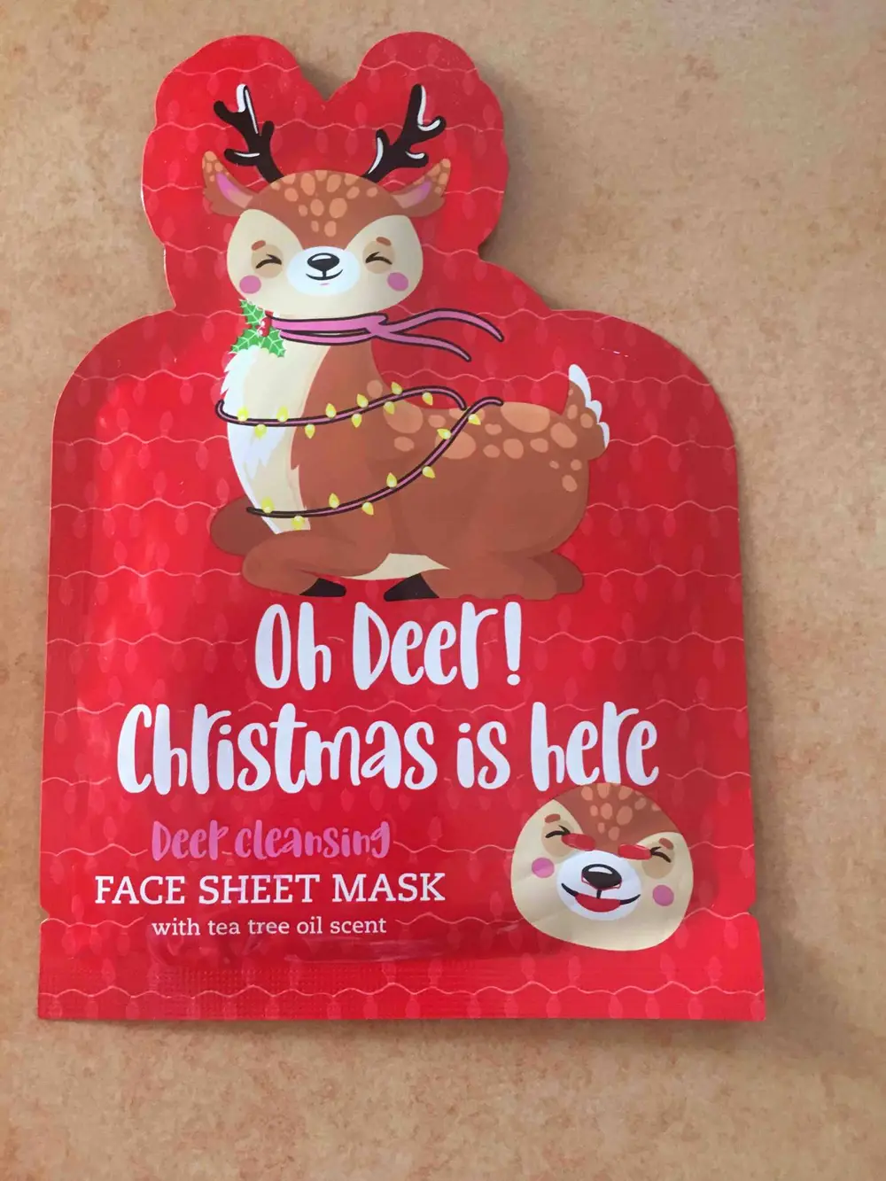 MAXBRANDS MARKETING B.V. - Oh deer ! christmas is here - Face sheet mask