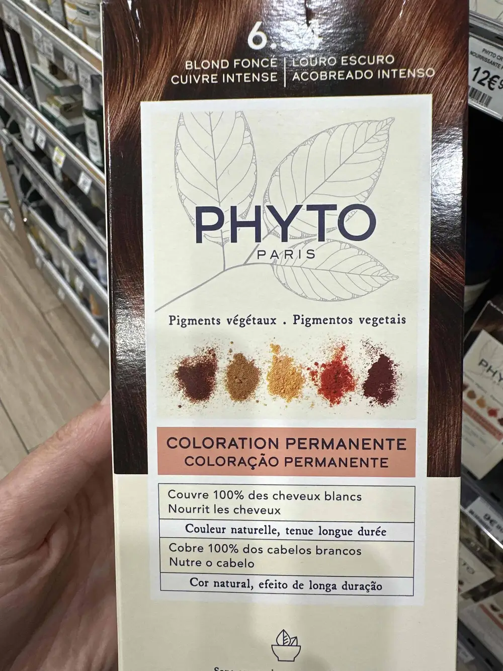 PHYTO - Coloration permanente 6.34 blond foncé