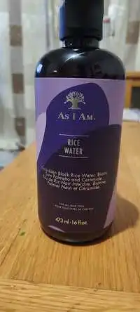 AS I AM - Eau de riz noir interdite