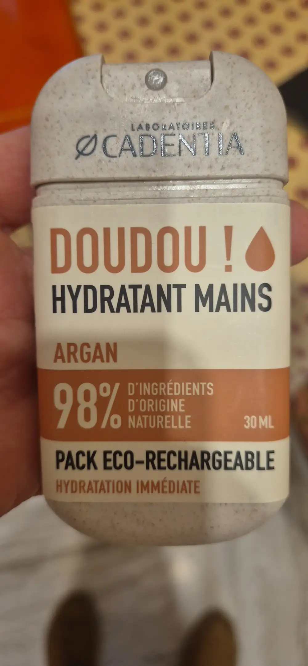 CADENTIA - Doudou ! - Hydratant mains argan