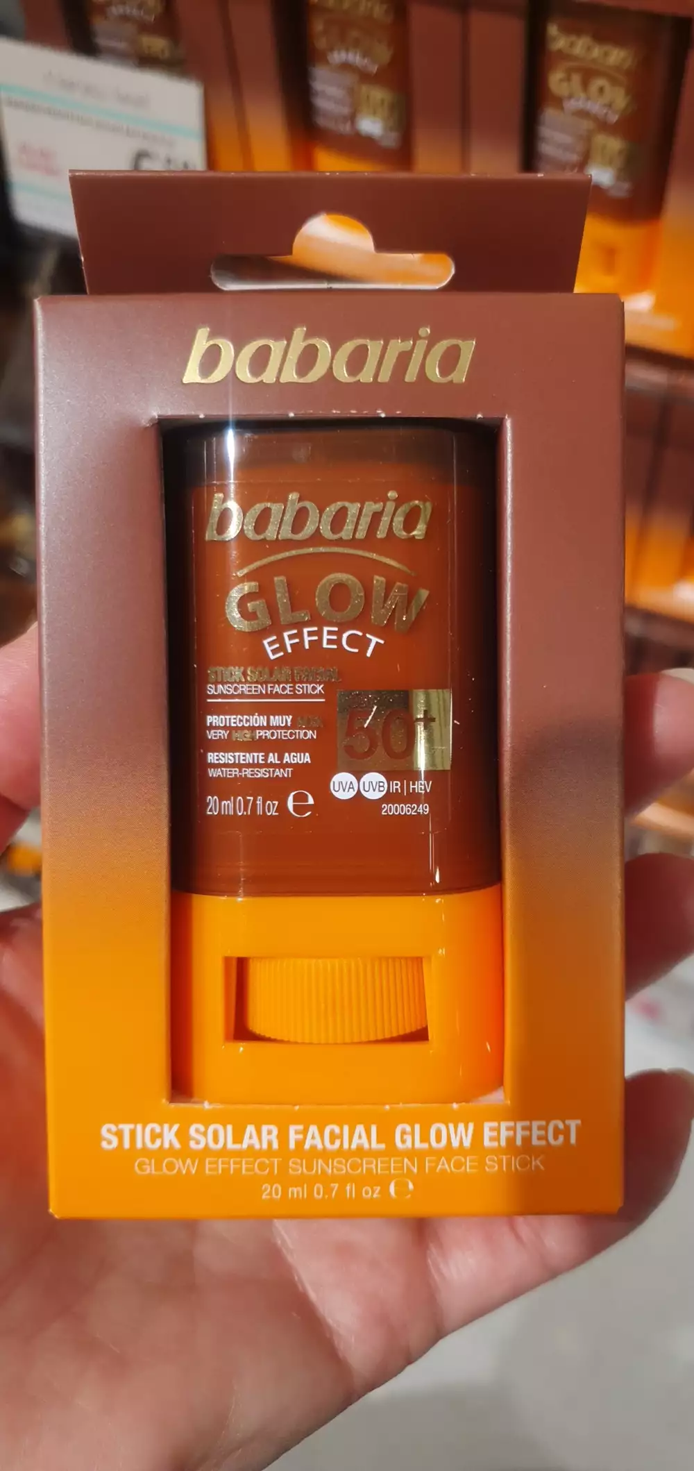 BARBARIA - Glow effect 50+ - Stick solare facial