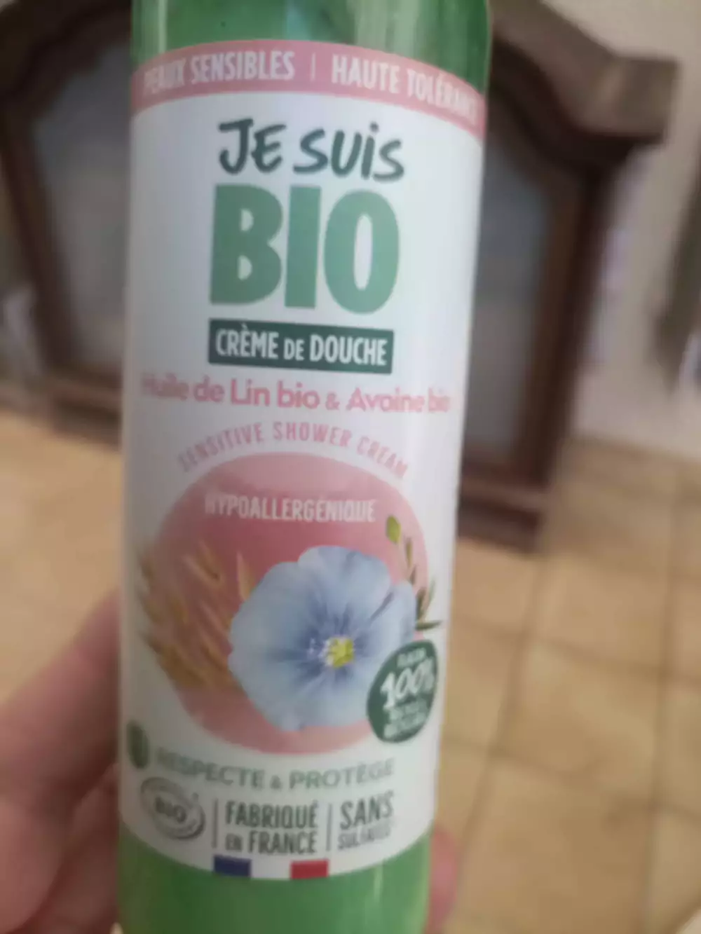JE SUIS BIO - Crème de douche huile de lin bio & avoine bio