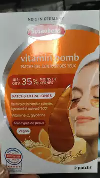 SCHAEBENS - Vitamin bomb - Patchs gel contour des yeux