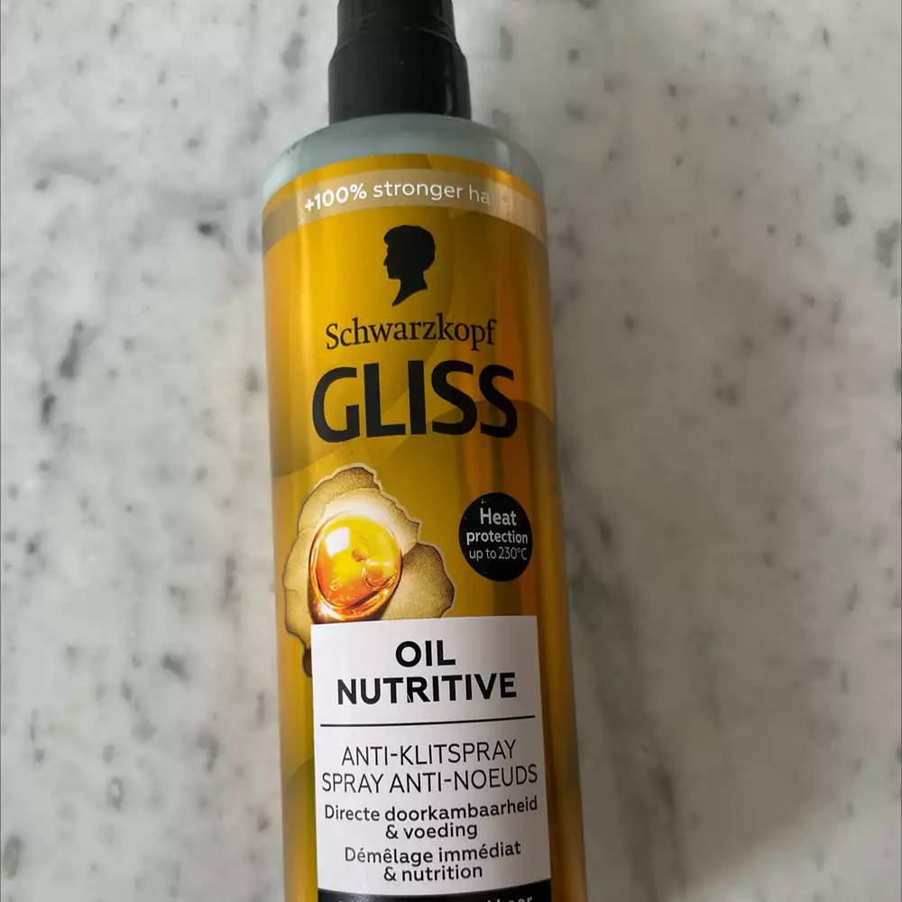 SCHWARZKOPF - Gliss oil nutritive - Spray anti-noeuds