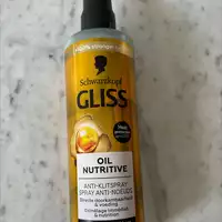 SCHWARZKOPF - Gliss oil nutritive - Spray anti-noeuds