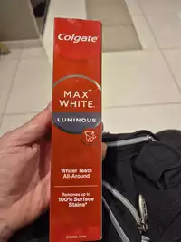 COLGATE - Max white luminous - Dentifrice