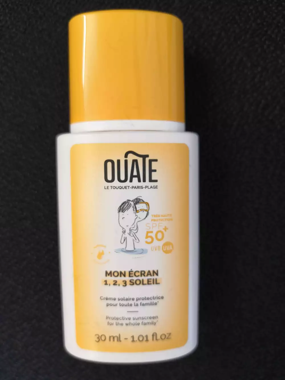 OUATE - Mon écran 1,2,3 soleil - Crème solaire protectrice SPF 50+