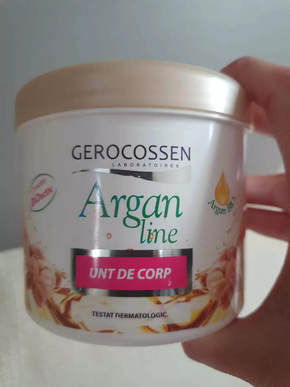 GEROCOSSEN - Argan line - Unt de corp