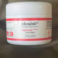 ELEMENT. - Hydrater - Crème légère 