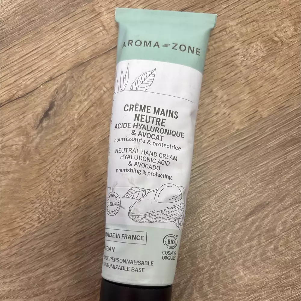 AROMA-ZONE - Crème mains neutre acide hyaluronique & avocat
