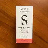 SEASONLY - Huile de nuit peau sensible