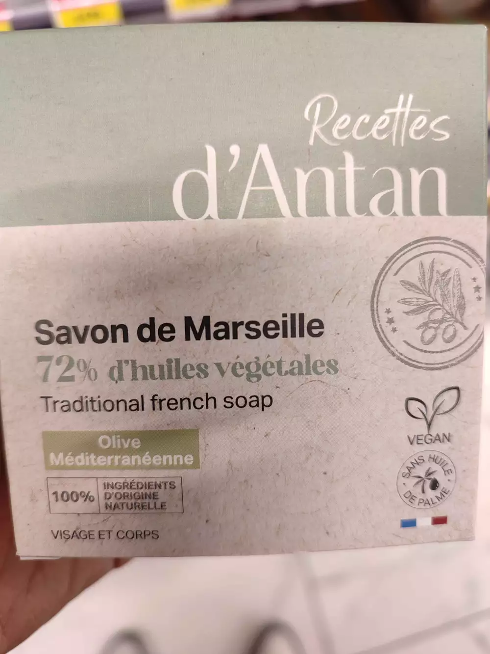 RECETTES D'ANTAN - Savon de Marseille visage et corps