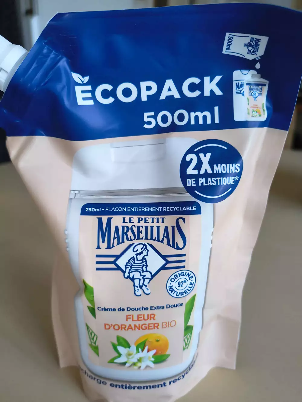 LE PETIT MARSEILLAIS - Crème de douche extra douce fleur d'oranger bio