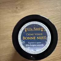 MA KIBELL - Crème visage bonne nuit 