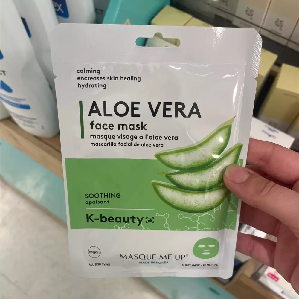 K-BEAUTY - Masque visage à l'aloe vera