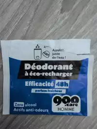 900.CARE - Déodorant à éco-recharger 48h