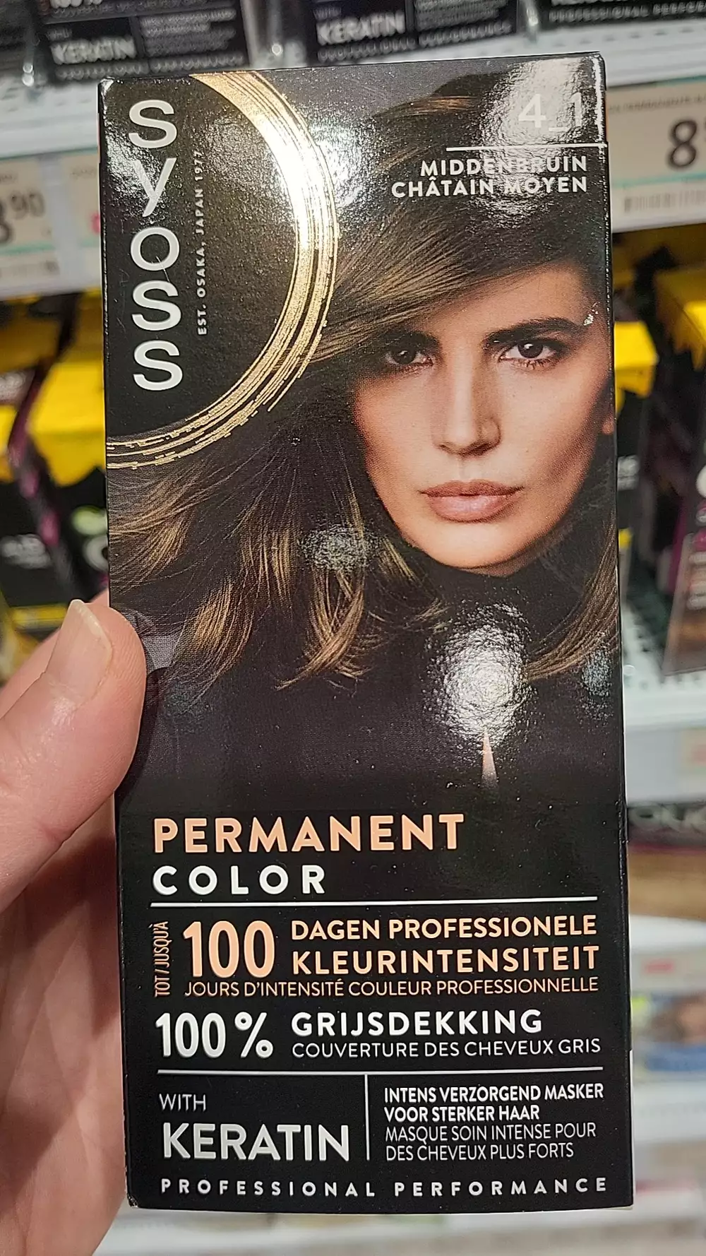 SYOSS - Permanent color 4-1 midden bruin