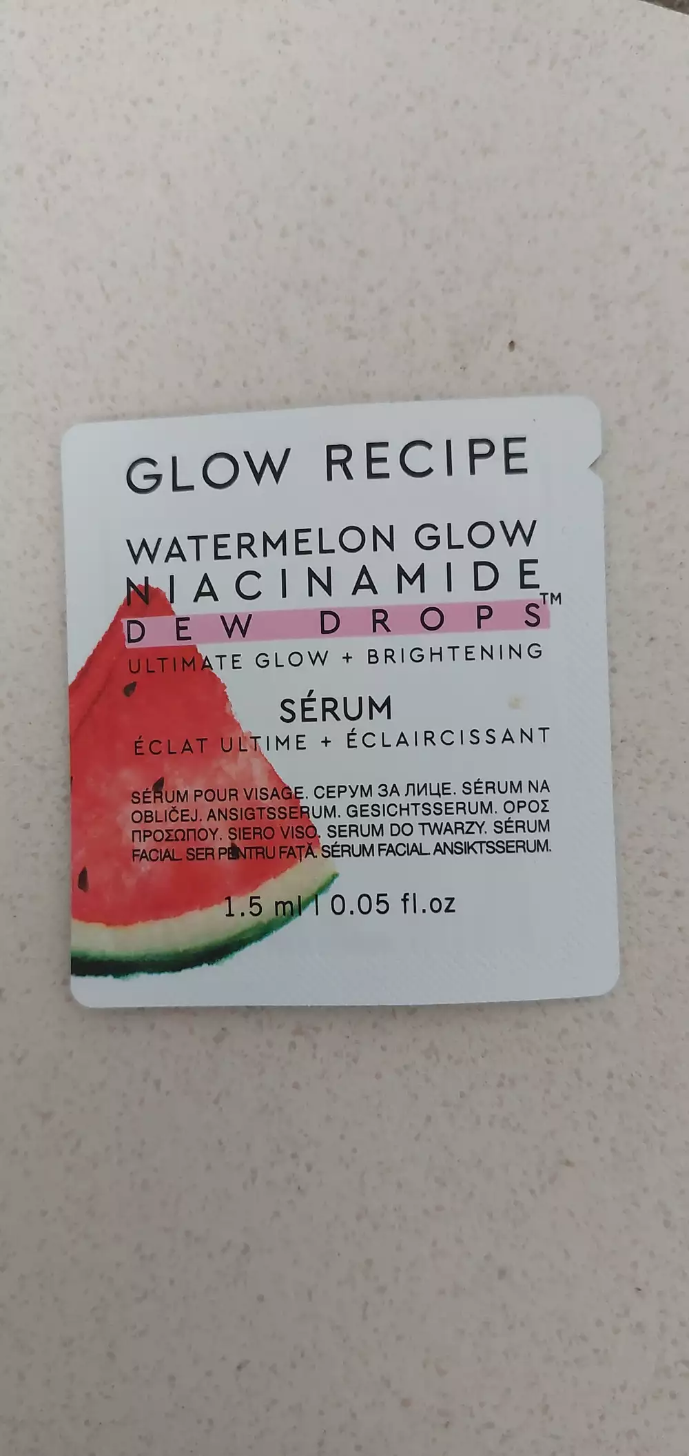 GLOW RECIPE - Watermelon glow niacinamide dew drops - Sérum