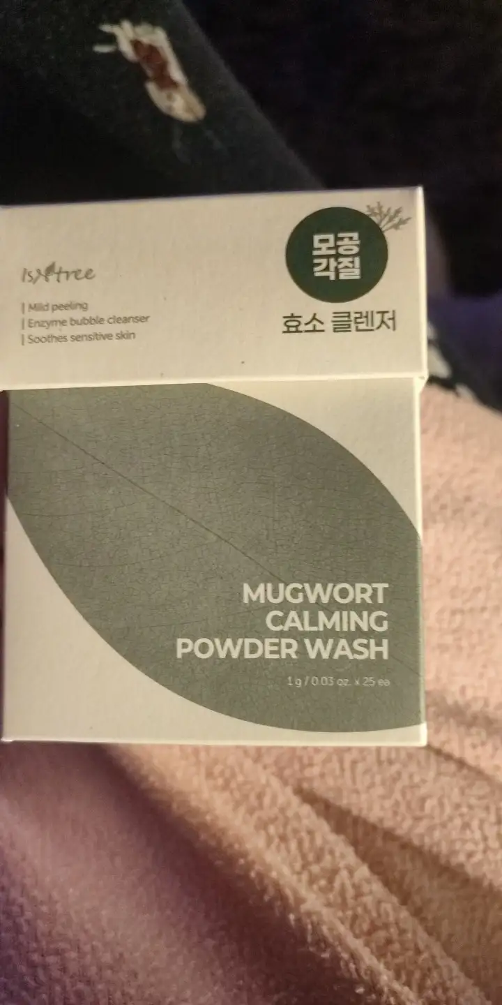 ISNTREE - Mugwort calming powder wash