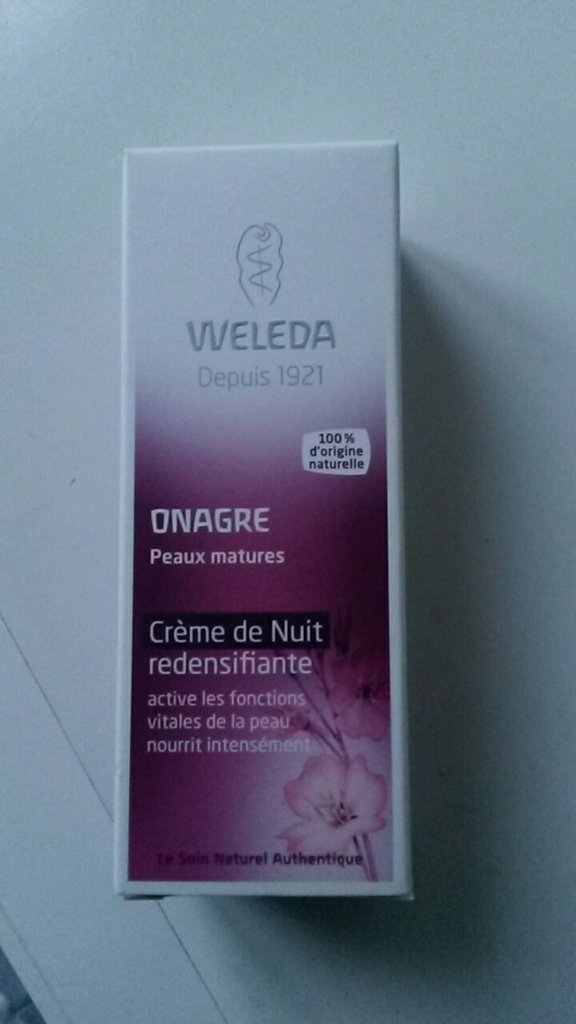 WELEDA - Crème de nuit redensifiante onagre bio