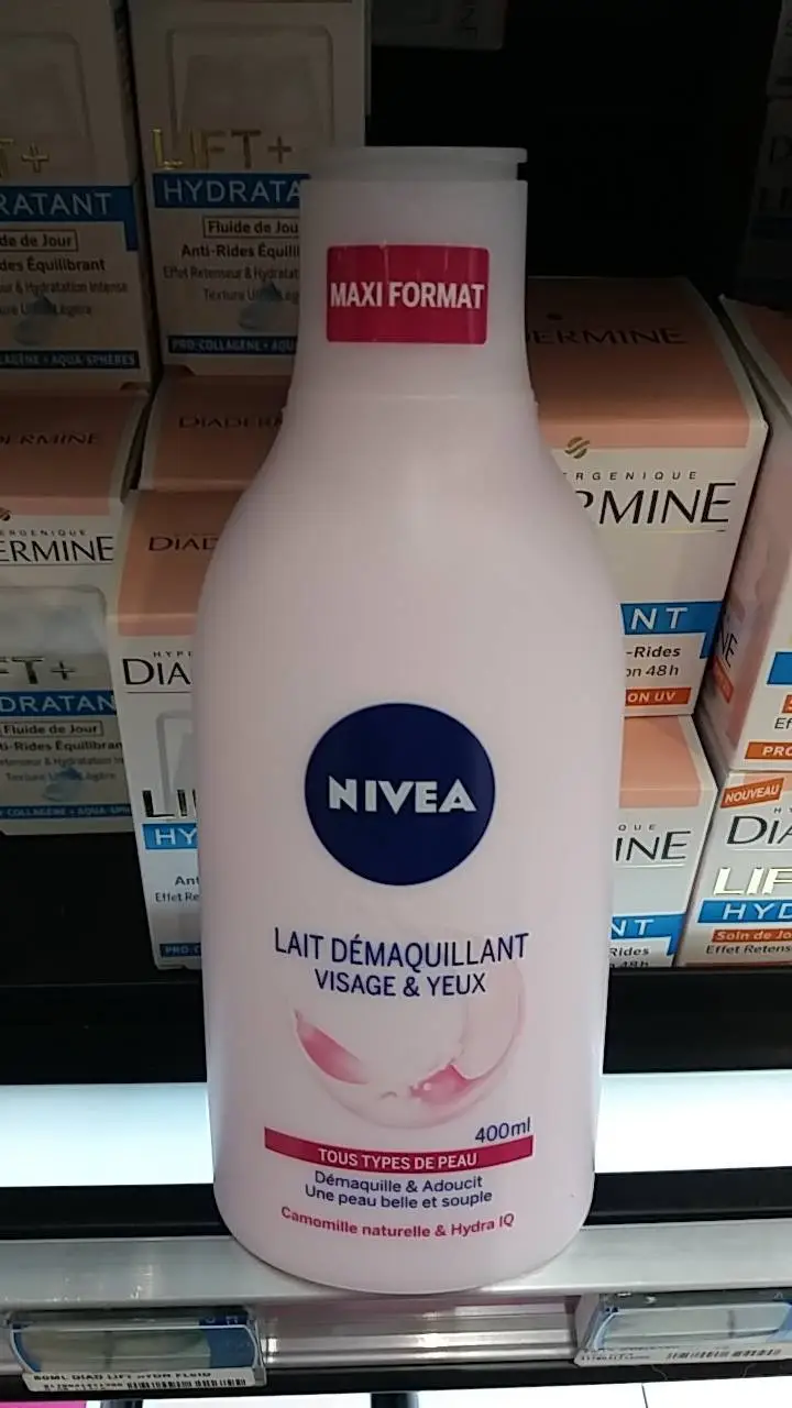 NIVEA - Lait démaquillant visage & yeux