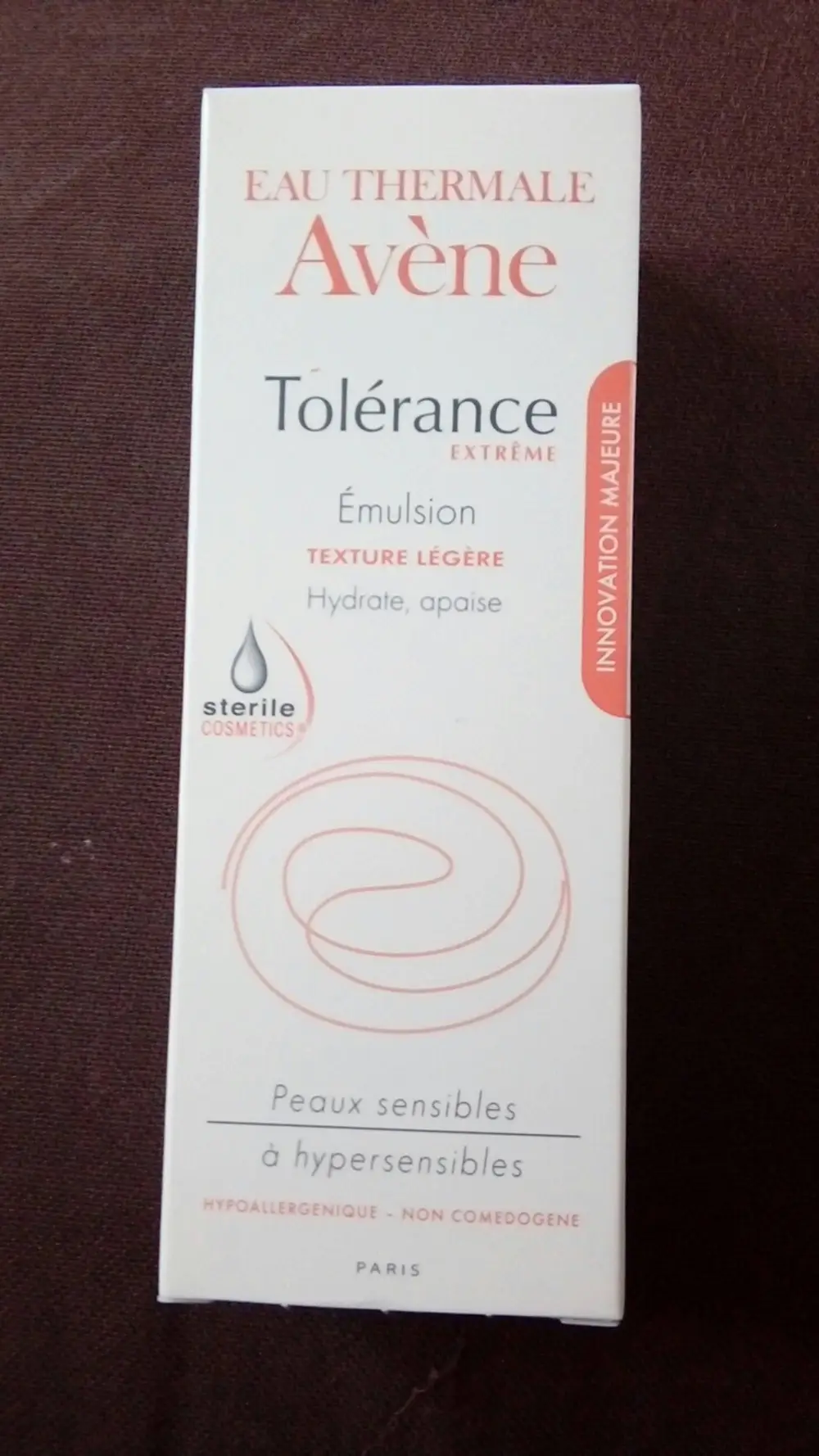 AVÈNE - Tolérance Extrême - Emulsion texture légère